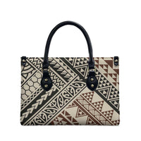 Niho Taniwha Kowhaiwhai Leather Bag LT9 - Polynesian Pride