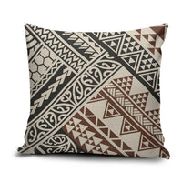 Niho Taniwha Kowhaiwhai Pillow Cover - Polynesian Pride