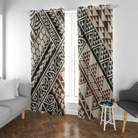 Niho Taniwha Kowhaiwhai Window Curtain