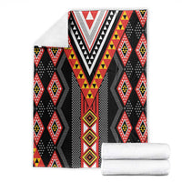 Niho Taniwha Taniko Motif Blanket