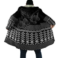 Black Taniko Kowhaiwhai Tukutuku Motif Cloak - Polynesian Pride