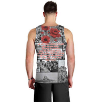 ANZAC Day Gallipoli Campaign Men Tank Top To The End They Remain
