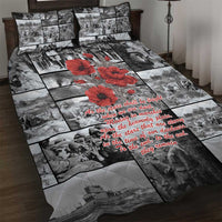 ANZAC Day Gallipoli Campaign Quilt Bed Set To The End They Remain LT9 Black - Polynesian Pride