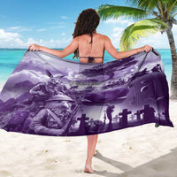 Purple ANZAC Day The Battle of Lone Pine Sarong Kiwi-Kangaroo Soldier Lest We Forget