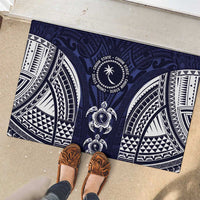 FSM Chuuk States Rubber Doormat Micronesia Six 9 One Polynesian Tribal Pattern