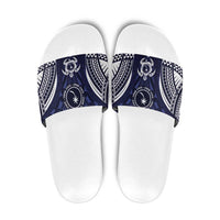 FSM Chuuk States Slide Sandals Micronesia Six 9 One Polynesian Tribal Pattern - Polynesian Pride