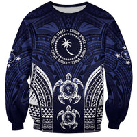 FSM Chuuk States Sweatshirt Micronesia Six 9 One Polynesian Tribal Pattern