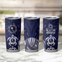 FSM Chuuk States Tumbler Cup Micronesia Six 9 One Polynesian Tribal Pattern