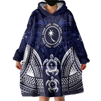 FSM Chuuk States Wearable Blanket Hoodie Micronesia Six 9 One Polynesian Tribal Pattern