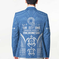 FSM Kosrae States Blazer Micronesia Six 9 One Polynesian Tribal Pattern - Polynesian Pride