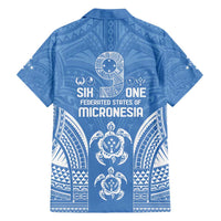 FSM Kosrae States Family Matching Puletasi and Hawaiian Shirt Micronesia Six 9 One Polynesian Tribal Pattern