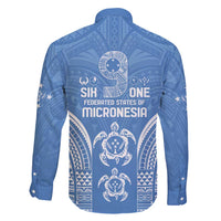 FSM Kosrae States Family Matching Tank Maxi Dress and Hawaiian Shirt Micronesia Six 9 One Polynesian Tribal Pattern