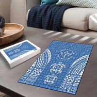 FSM Kosrae States Puzzle Micronesia Six 9 One Polynesian Tribal Pattern - Polynesian Pride