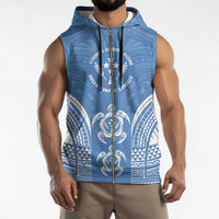 FSM Kosrae States Sleeveless Zip Hoodie Micronesia Six 9 One Polynesian Tribal Pattern LT9 - Polynesian Pride