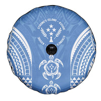 FSM Kosrae States Spare Tire Cover Micronesia Six 9 One Polynesian Tribal Pattern