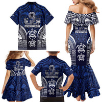 FSM Pohnpei States Family Matching Mermaid Dress and Hawaiian Shirt Micronesia Six 9 One Polynesian Tribal Pattern