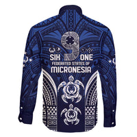 FSM Pohnpei States Family Matching Puletasi and Hawaiian Shirt Micronesia Six 9 One Polynesian Tribal Pattern