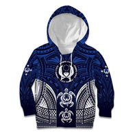 FSM Pohnpei States Kid Hoodie Micronesia Six 9 One Polynesian Tribal Pattern