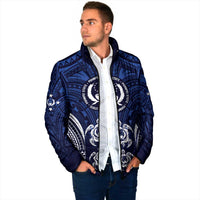 FSM Pohnpei States Padded Jacket Micronesia Six 9 One Polynesian Tribal Pattern - Polynesian Pride