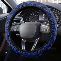 FSM Pohnpei States Steering Wheel Cover Micronesia Six 9 One Polynesian Tribal Pattern