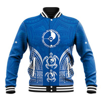 FSM Yap States Baseball Jacket Micronesia Six 9 One Polynesian Tribal Pattern
