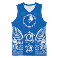 FSM Yap States Basketball Jersey Micronesia Six 9 One Polynesian Tribal Pattern - Polynesian Pride