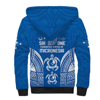 FSM Yap States Sherpa Hoodie Micronesia Six 9 One Polynesian Tribal Pattern