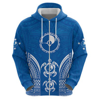 FSM Yap States Zip Hoodie Micronesia Six 9 One Polynesian Tribal Pattern