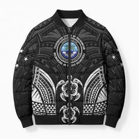 FSM Micronesia Six 9 One Bomber Puffer Jacket Polynesian Tribal Pattern - Polynesian Pride