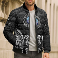 FSM Micronesia Six 9 One Bomber Puffer Jacket Polynesian Tribal Pattern - Polynesian Pride