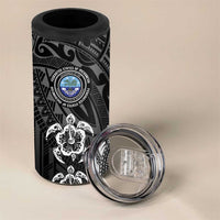 FSM Micronesia Six 9 One 4 in 1 Can Cooler Tumbler Polynesian Tribal Pattern