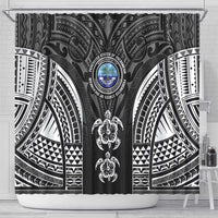 FSM Micronesia Six 9 One Shower Curtain Polynesian Tribal Pattern
