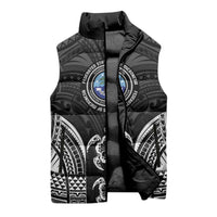 FSM Micronesia Six 9 One Sleeveless Puffer Jacket Polynesian Tribal Pattern - Polynesian Pride