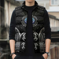 FSM Micronesia Six 9 One Sleeveless Puffer Jacket Polynesian Tribal Pattern - Polynesian Pride