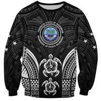 FSM Micronesia Six 9 One Sweatshirt Polynesian Tribal Pattern