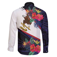 American Samoa Flag Day Since 1900 Family Matching Tank Maxi Dress and Hawaiian Shirt Samoa Muamua Le Atua Tropical Flowers