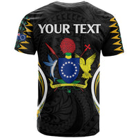 Custom Polynesian Pride Atiu Island T Shirt Cook Islands Tribal Wave Style LT9 - Polynesian Pride