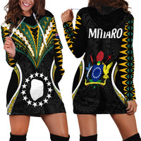 Polynesian Pride Mitiaro Island Hoodie Dress Cook Islands Tribal Wave Style LT9 - Polynesian Pride