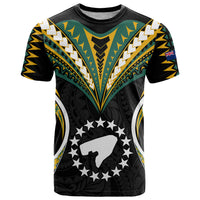 Polynesian Pride Pukapuka Island T Shirt Cook Islands Tribal Wave Style LT9 Black - Polynesian Pride