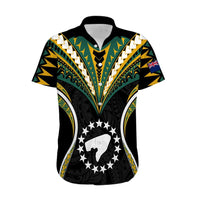 (Personalised) Polynesian Pride Pukapuka Island Hawaiian Shirt Cook Islands Tribal Wave Style LT9 Black - Polynesian Pride