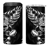 New Zealand All Black Rugby 4 in 1 Can Cooler Tumbler LT9 One Size: 16 oz Black - Polynesian Pride