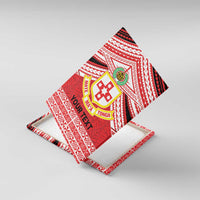 Personalised Kolisi Tonga College Atele Canvas Wall Art Polynesian Ngatu Tribal