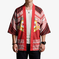 Personalised Kolisi Tonga College Atele Kimono Polynesian Ngatu Tribal - Polynesian Pride