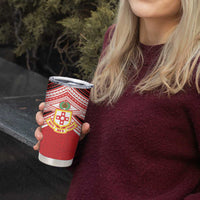 Personalised Kolisi Tonga College Atele Tumbler Cup Polynesian Ngatu Tribal LT9 - Polynesian Pride