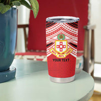 Personalised Kolisi Tonga College Atele Tumbler Cup Polynesian Ngatu Tribal LT9 - Polynesian Pride