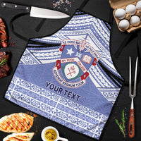 Personalised Tonga Apifoou College Apron Polynesian Ngatu Tribal - Polynesian Pride