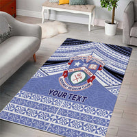 Personalised Tonga Apifoou College Area Rug Polynesian Ngatu Tribal