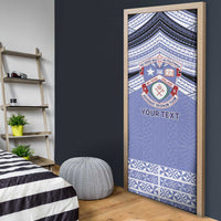 Personalised Tonga Apifoou College Door Cover Polynesian Ngatu Tribal LT9 - Polynesian Pride