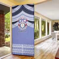 Personalised Tonga Apifoou College Door Cover Polynesian Ngatu Tribal LT9 - Polynesian Pride