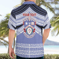 Personalised Tonga Apifoou College Hawaiian Shirt Polynesian Ngatu Tribal